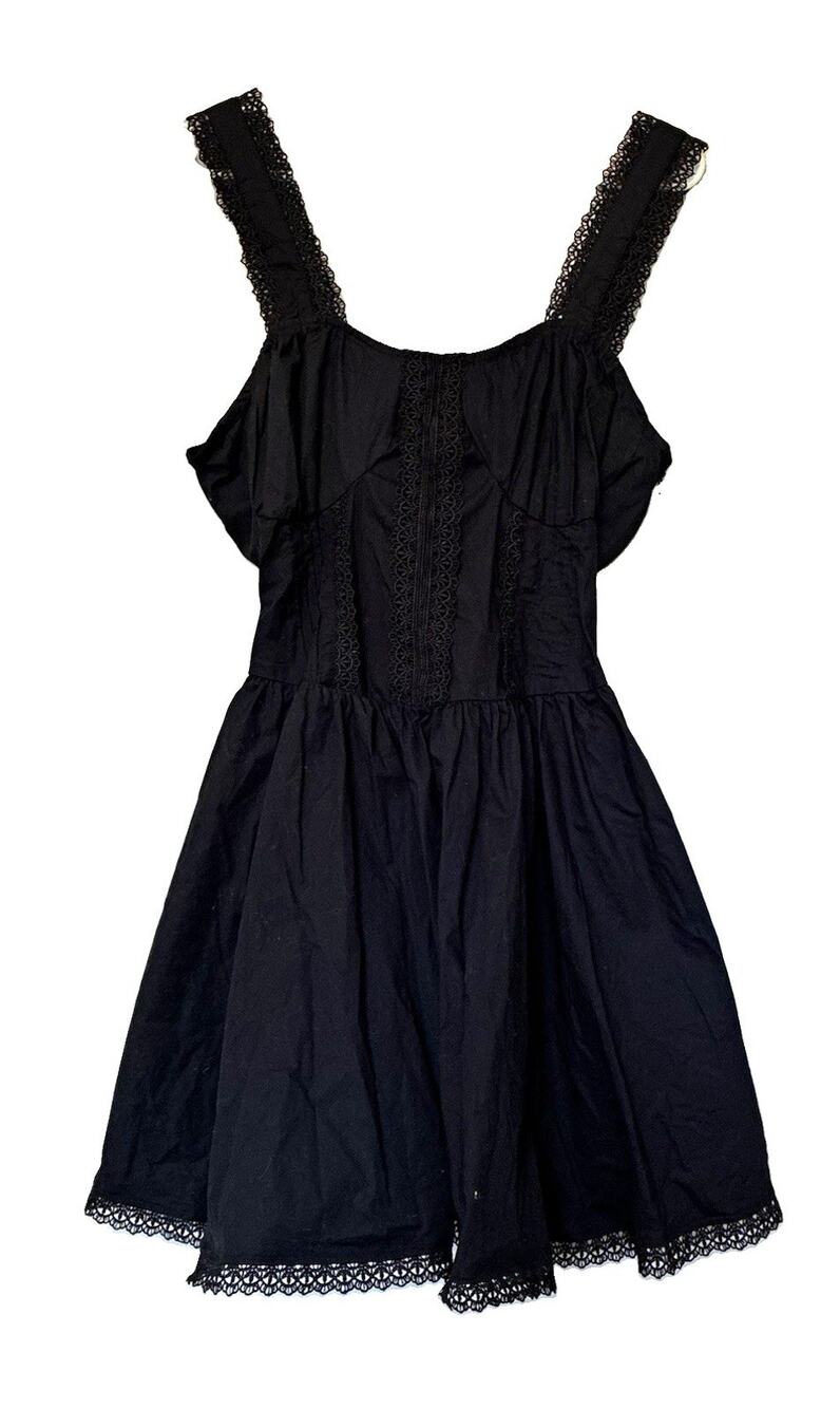 Social Collision Hot Topic Black Corset Mini Dress Size XL